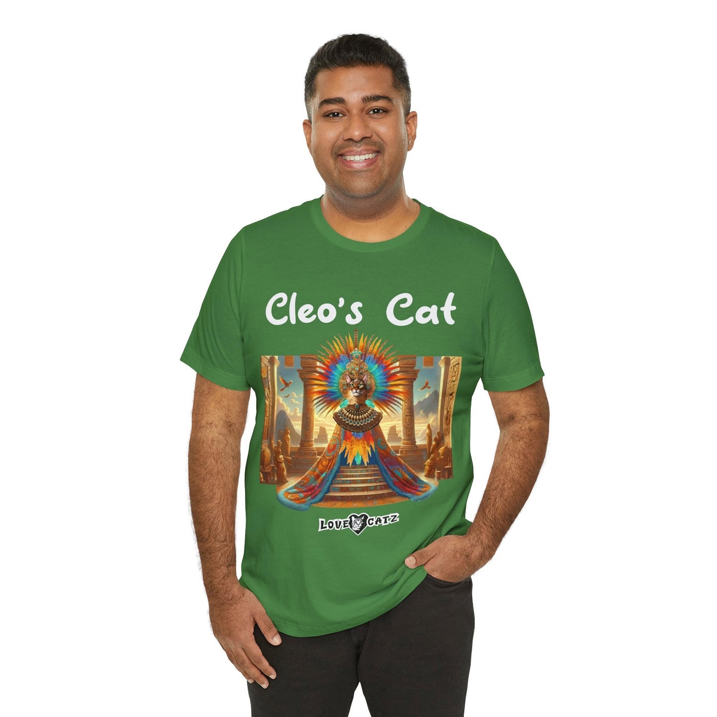 Cleo's Cat Story: T-shirt (2XL–5XL) - Design 01 - Double-Sided