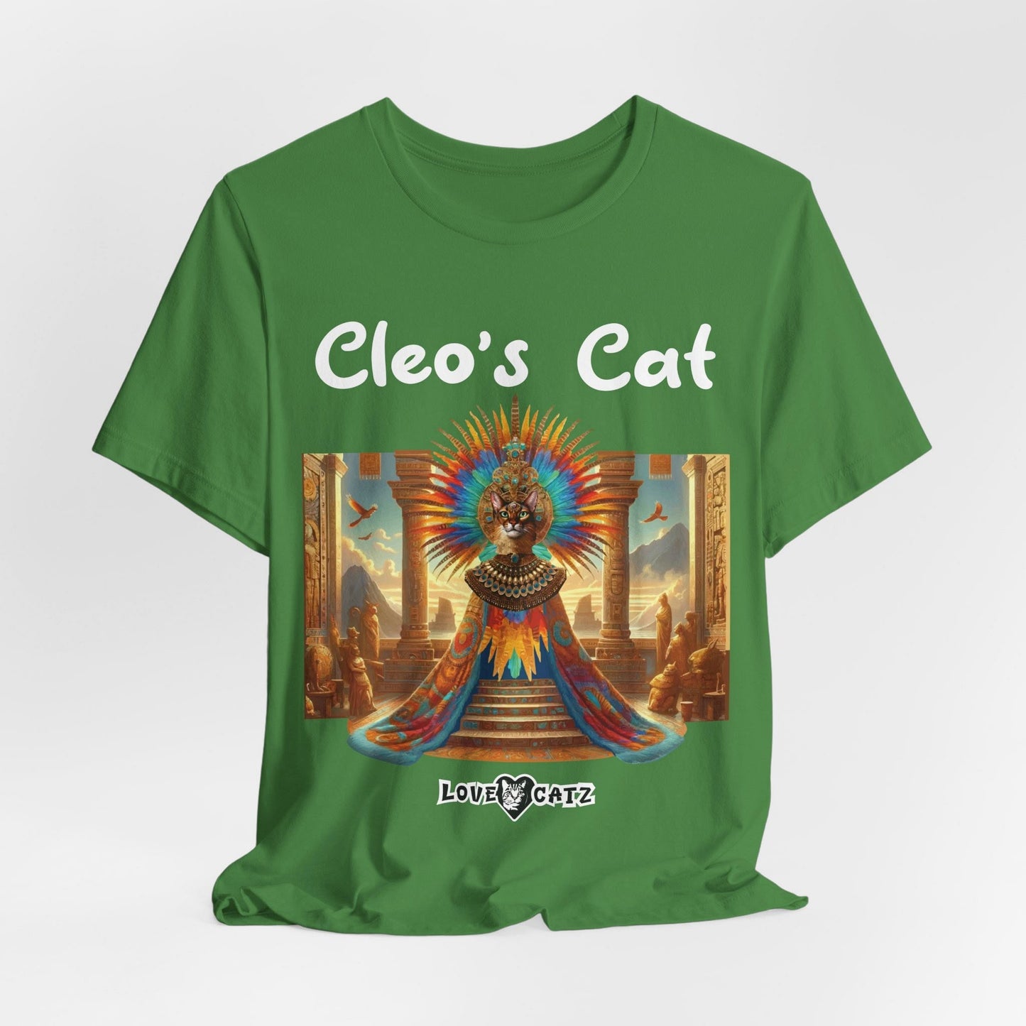Cleo's Cat Story: T-shirt (S–XL) - Design 01 - Double-Sided