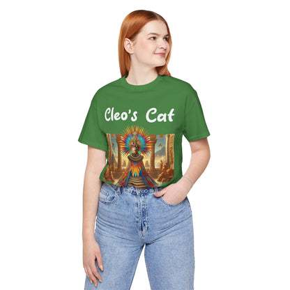 Cleo's Cat Story: T-shirt (S–XL) - Design 01 - Double-Sided