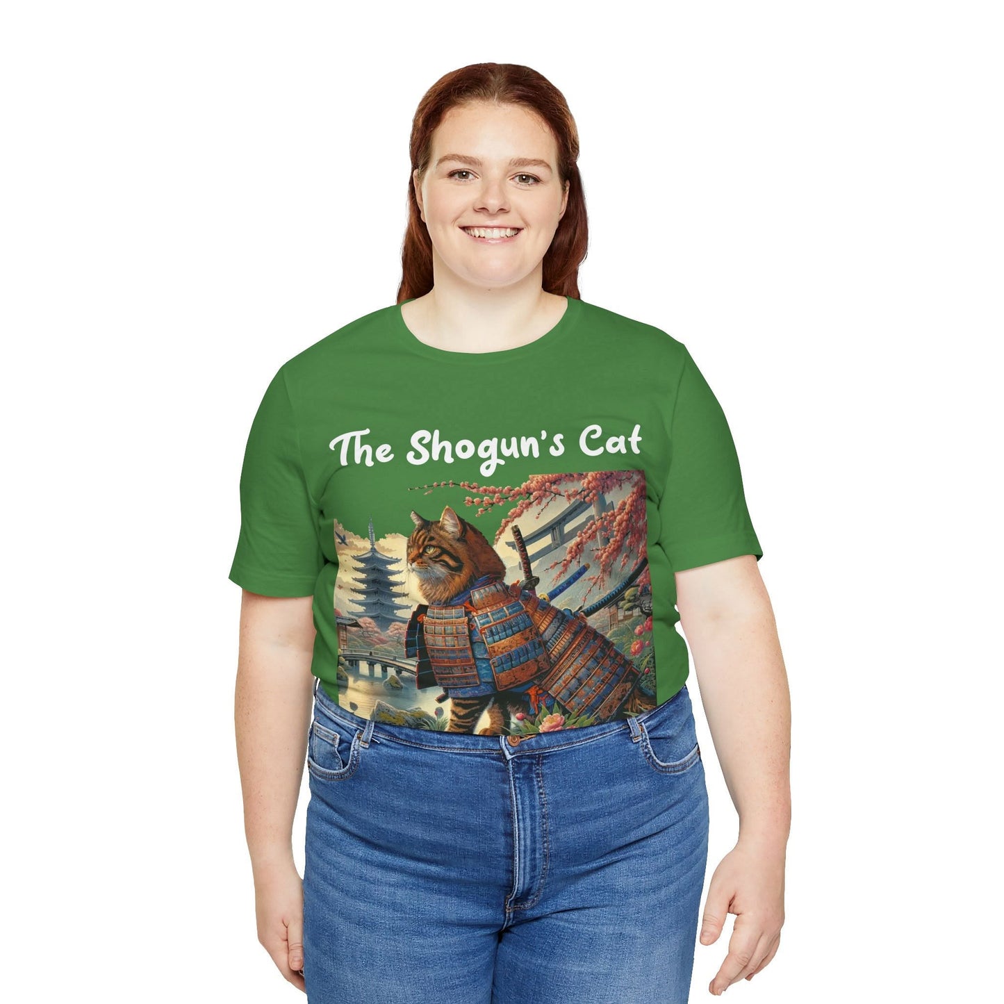 Shogun's Cat Story: T-shirt (2XL–5XL) - Design 01 - Double-Sided