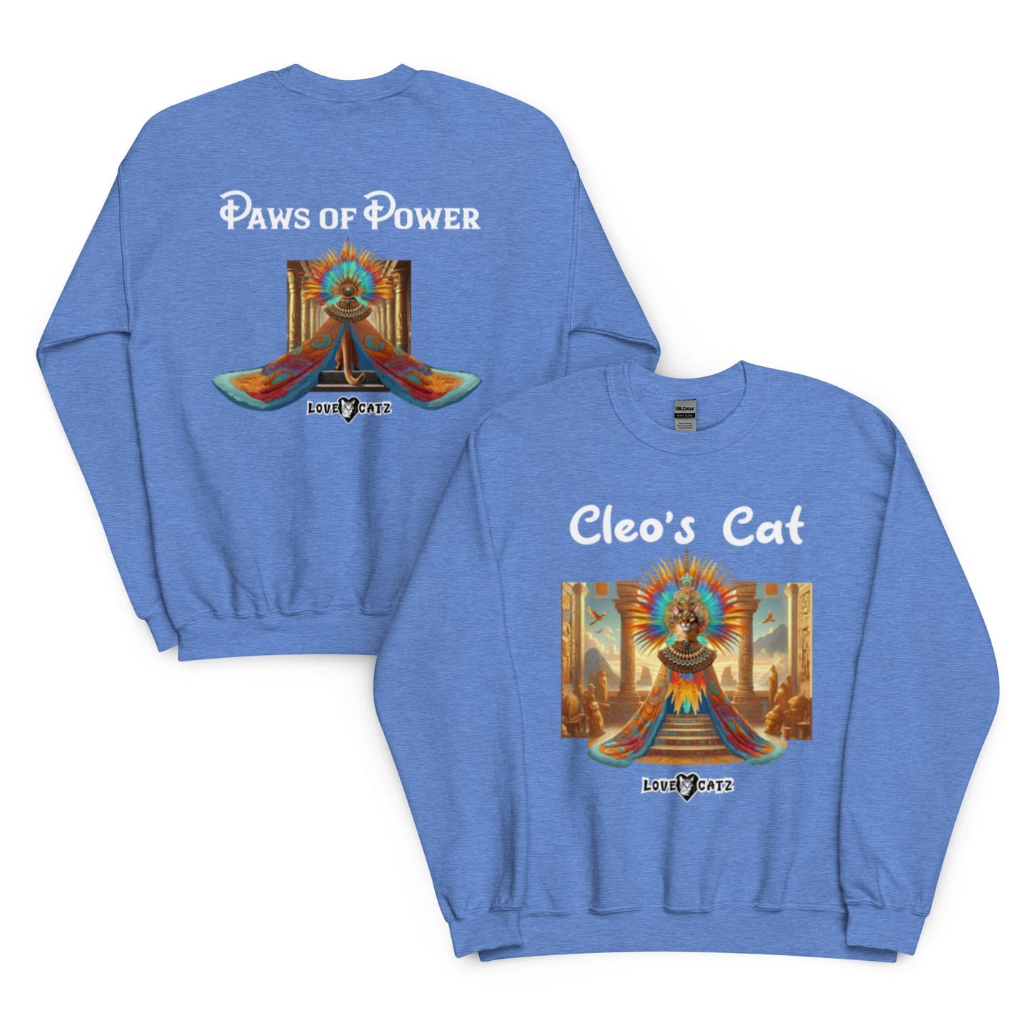 Cleo's Cat Story: Sweatshirt (S–XL) - Design 01 - Double-Sided