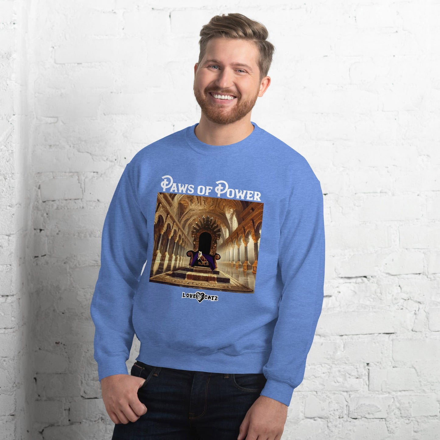 Paws of Power: Sweatshirt (2XL–5XL) - Design 01