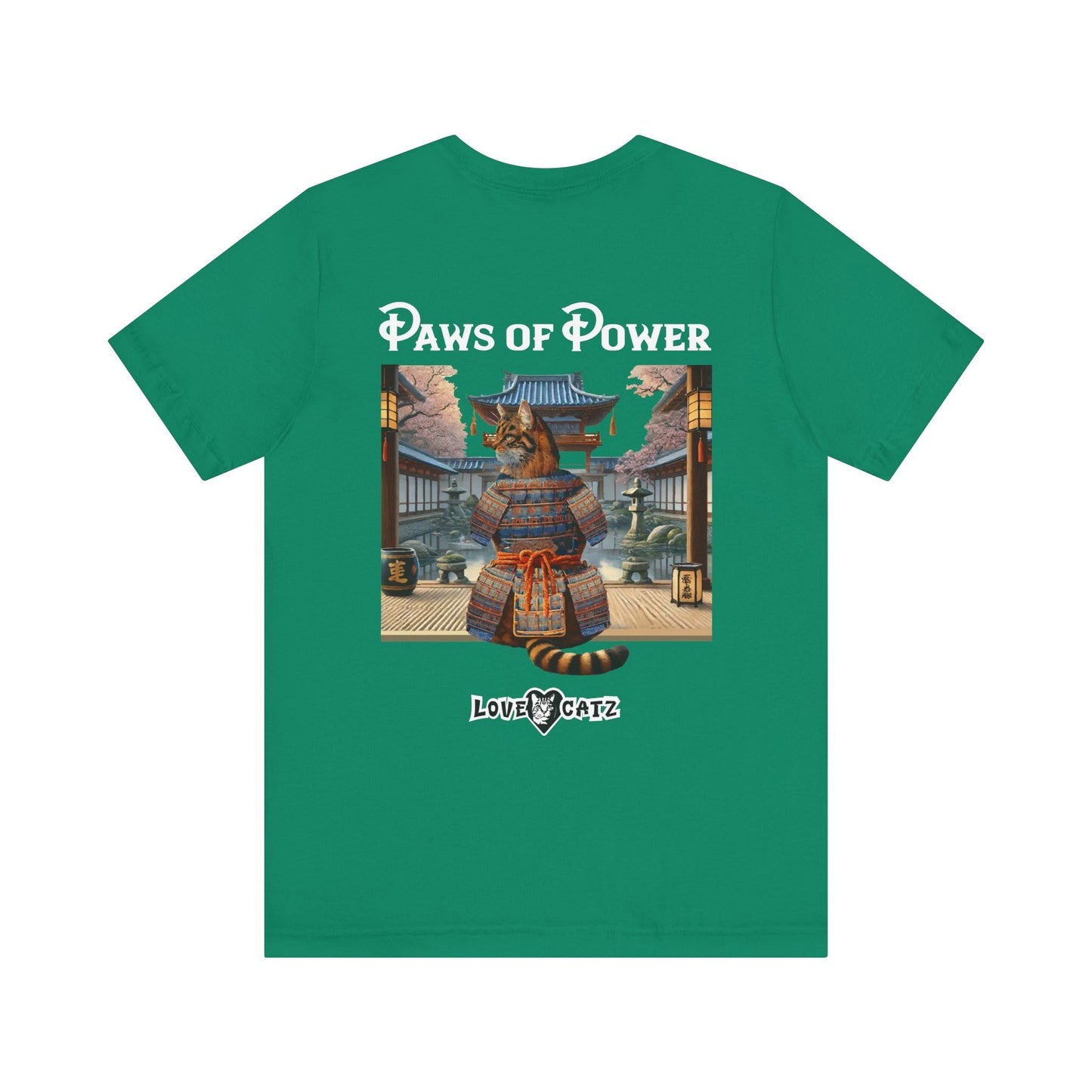 Shogun's Cat Story: T-shirt (2XL–5XL) - Design 01 - Double-Sided