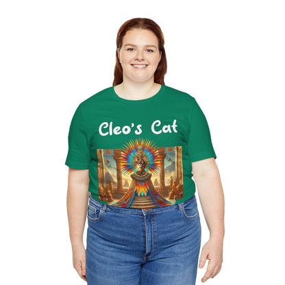 Cleo's Cat Story: T-shirt (2XL–5XL) - Design 01 - Double-Sided