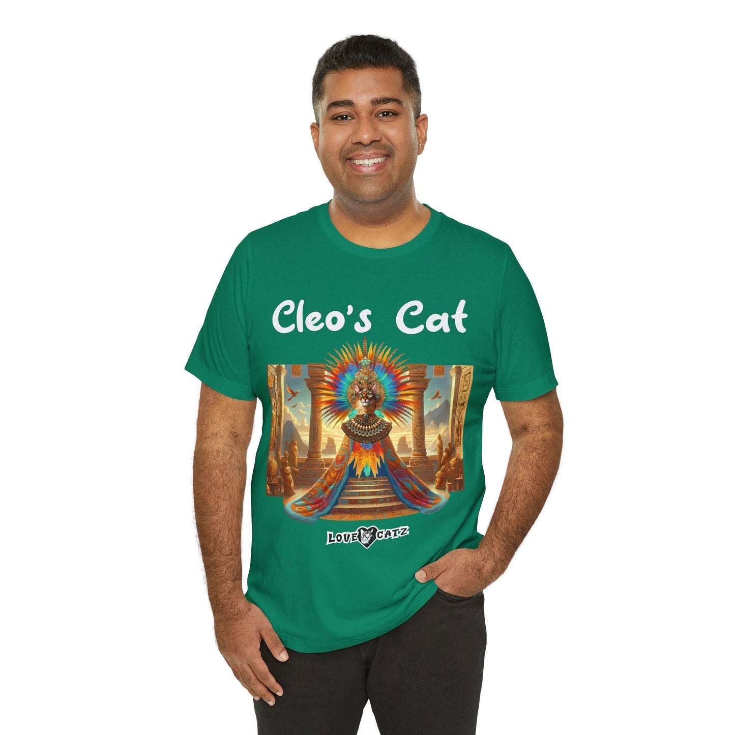 Cleo's Cat Story: T-shirt (2XL–5XL) - Design 01 - Double-Sided