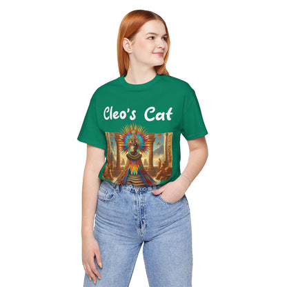 Cleo's Cat Story: T-shirt (S–XL) - Design 01 - Double-Sided
