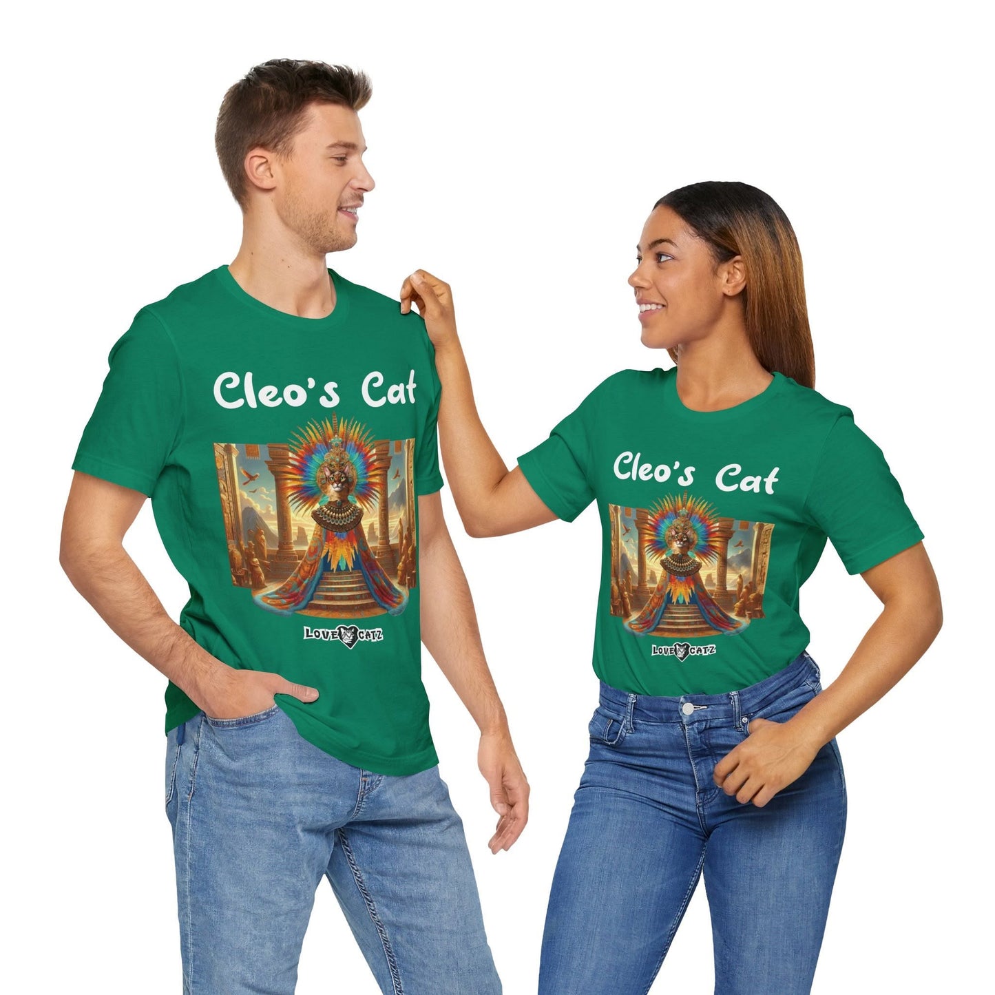 Cleo's Cat Story: T-shirt (S–XL) - Design 01