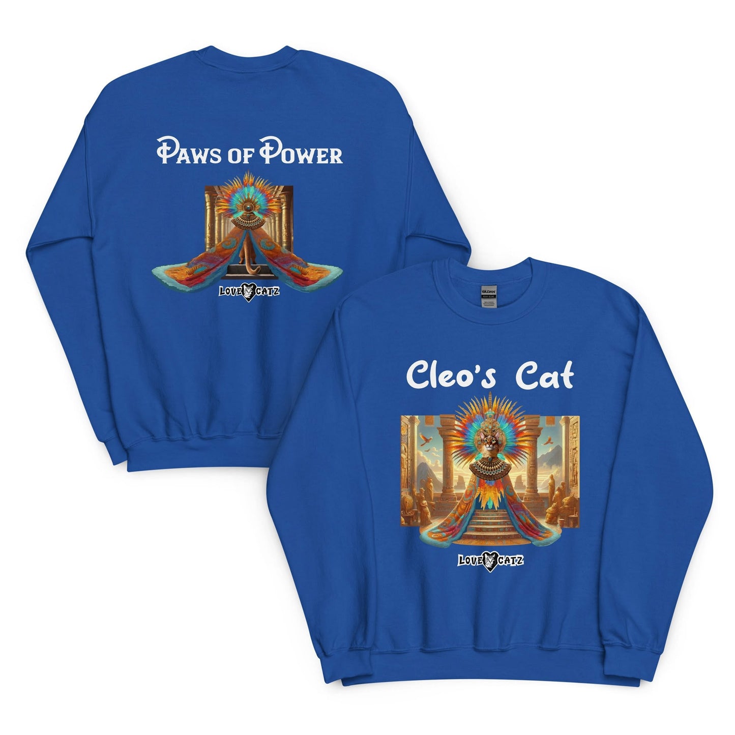 Cleo's Cat Story: Sweatshirt (S–XL) - Design 01 - Double-Sided