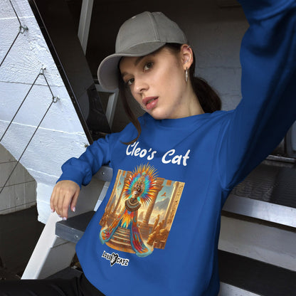 Cleo's Cat Story: Sweatshirt (S–XL) - Design 01