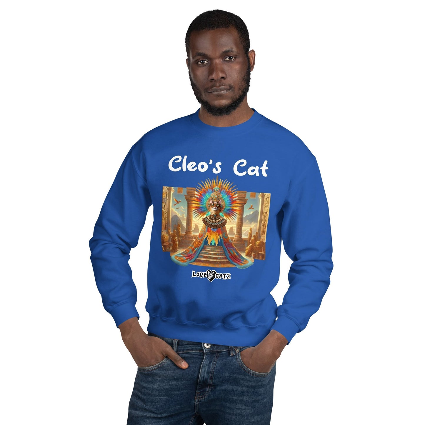 Cleo's Cat Story: Sweatshirt (S–XL) - Design 01