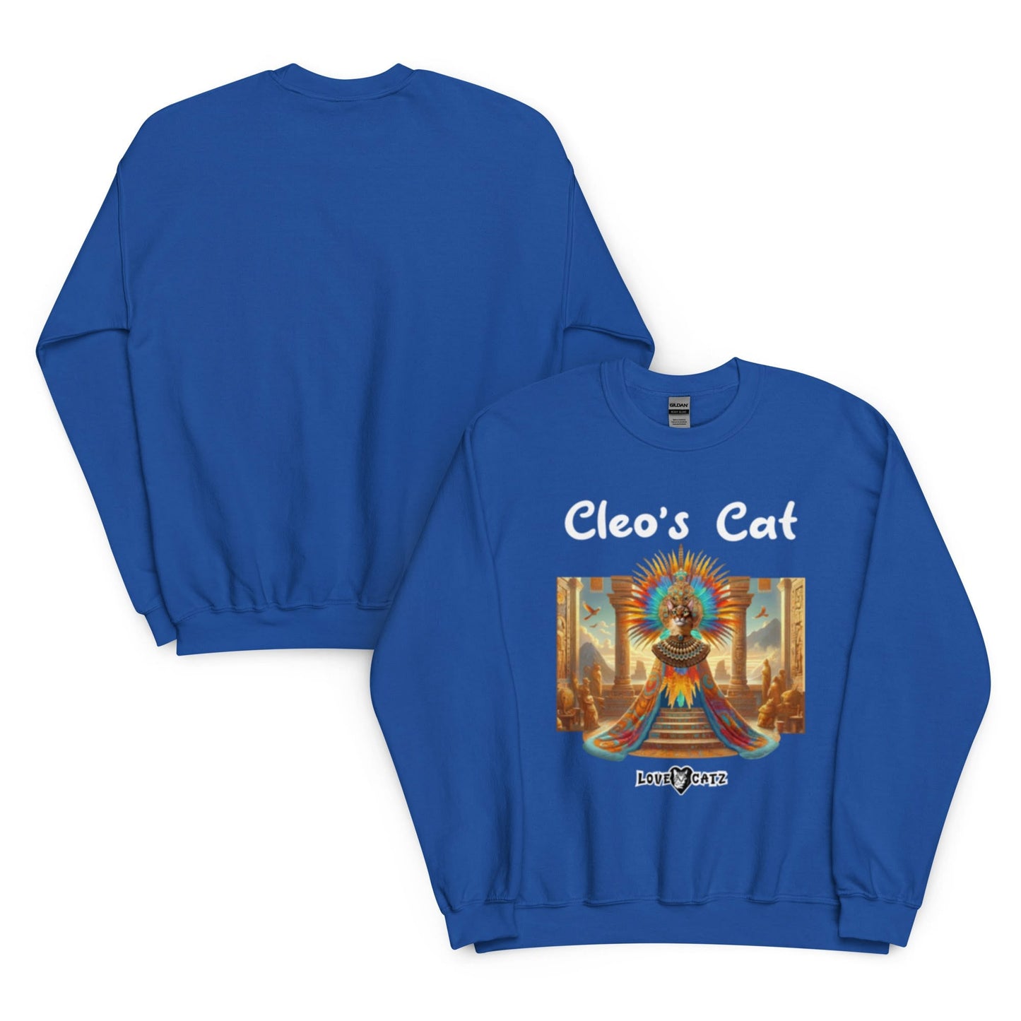 Cleo's Cat Story: Sweatshirt (S–XL) - Design 01