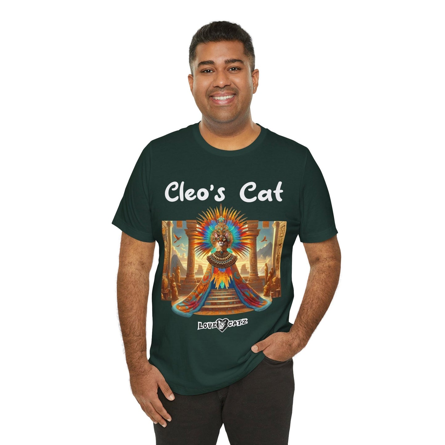 Cleo's Cat Story: T-shirt (2XL–5XL) - Design 01 - Double-Sided