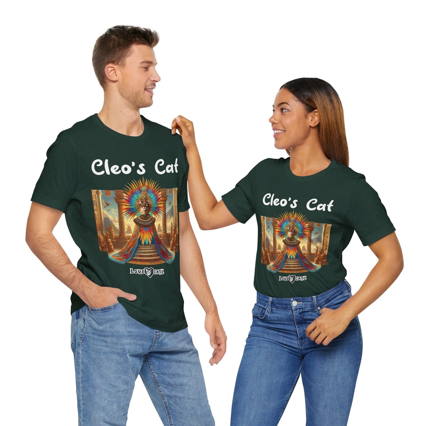 Cleo's Cat Story: T-shirt (S–XL) - Design 01