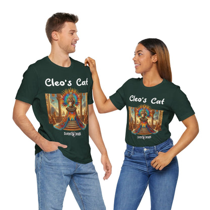 Cleo's Cat Story: T-shirt (S–XL) - Design 01 - Double-Sided