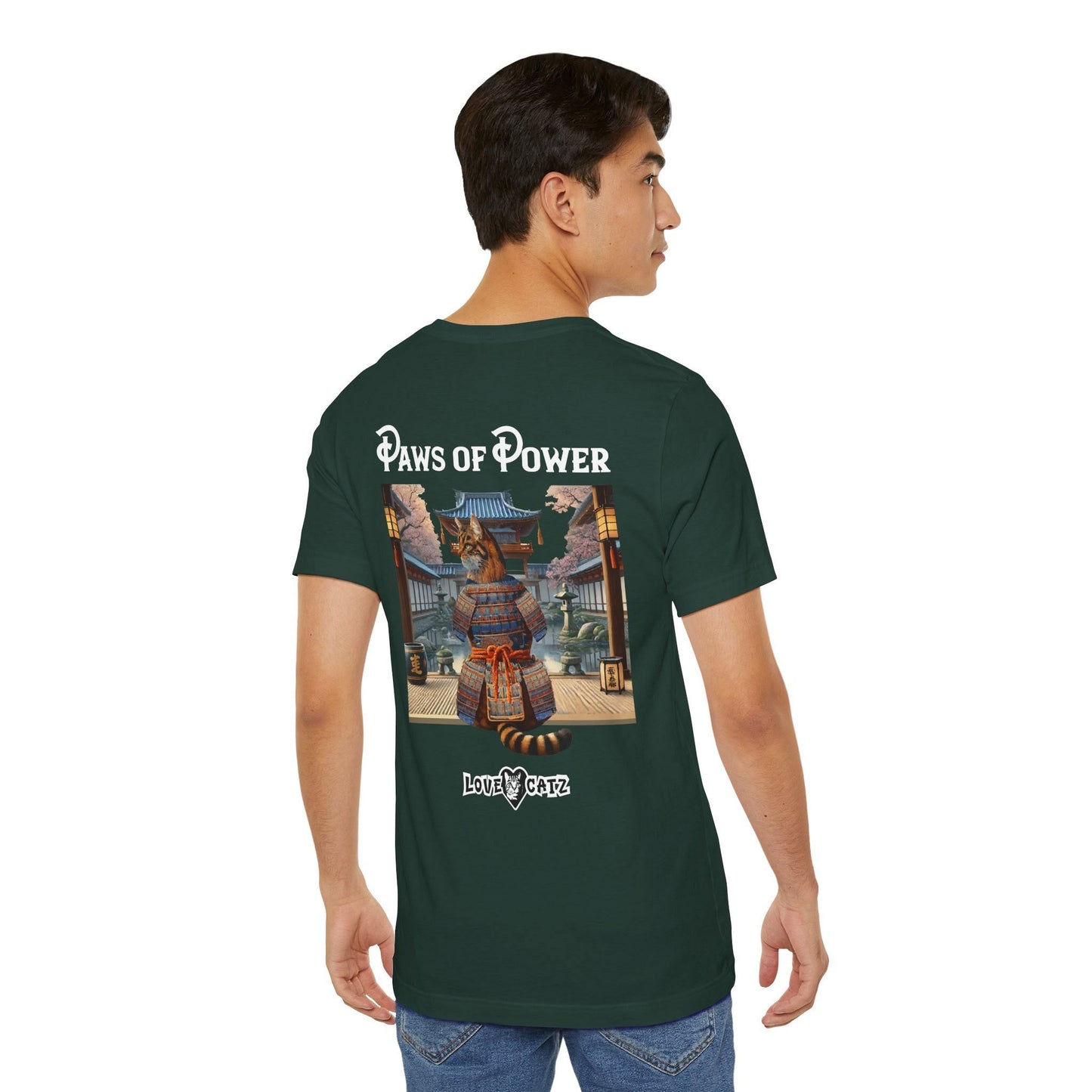 Shogun's Cat Story: T-shirt (S–XL) - Design 01 - Double-Sided