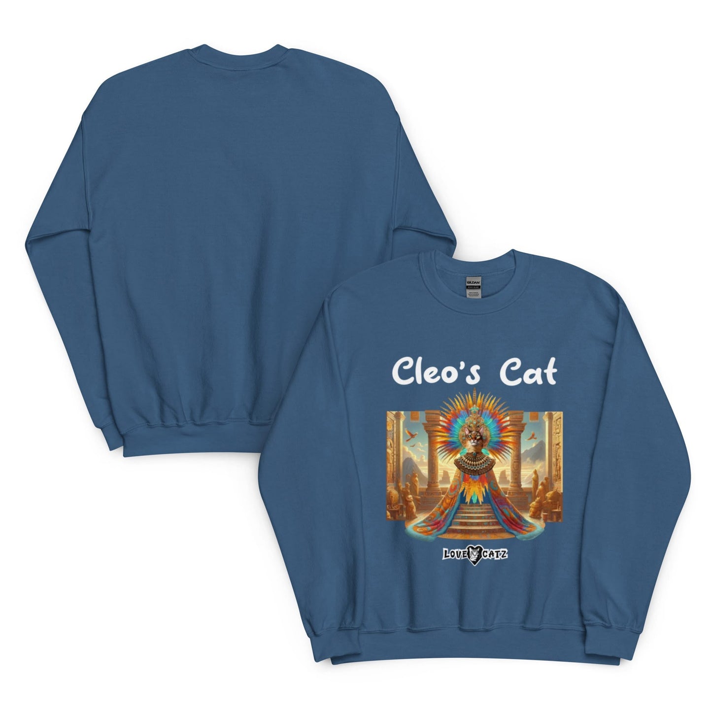 Cleo's Cat Story: Sweatshirt (2XL–5XL) - Design 01