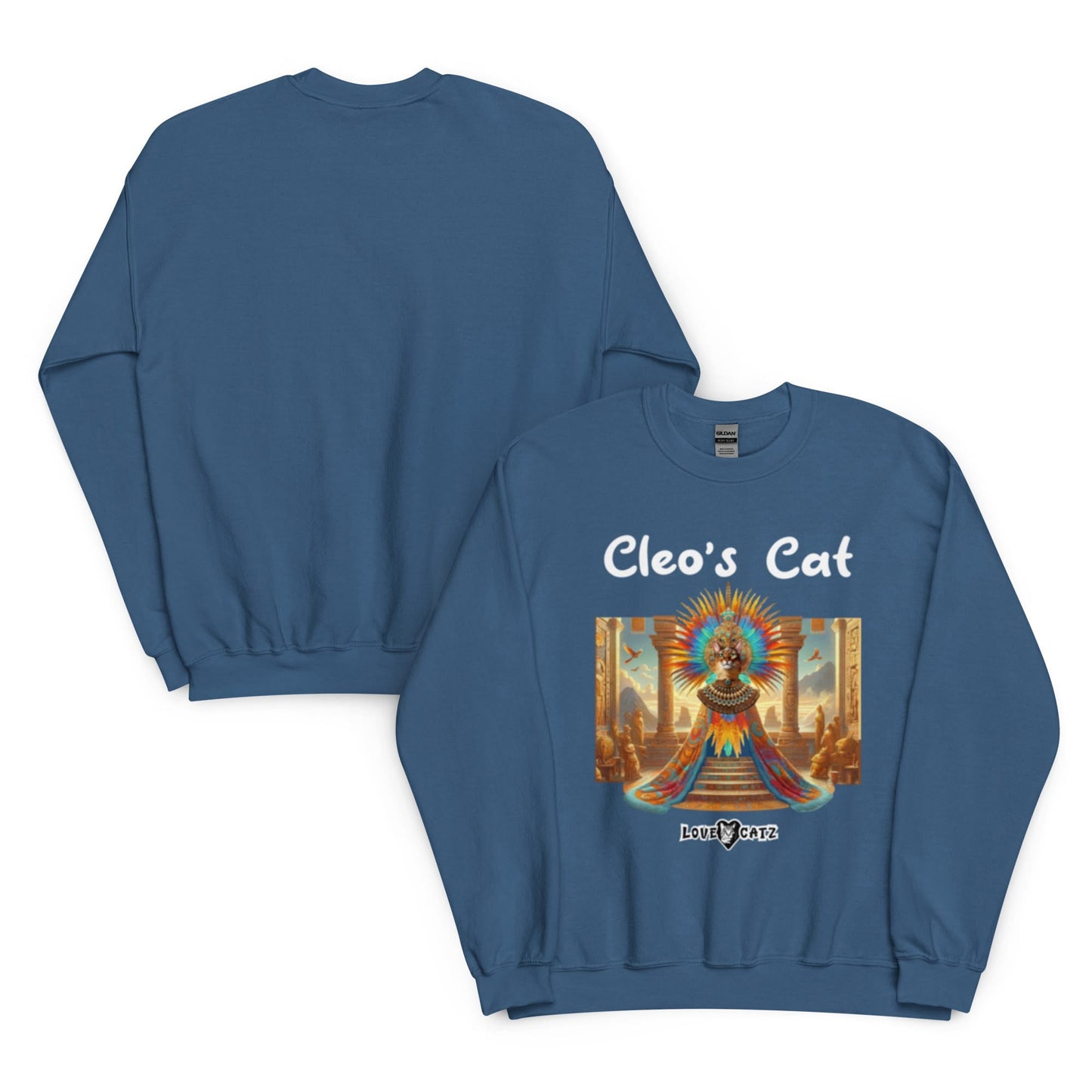 Cleo's Cat Story: Sweatshirt (S–XL) - Design 01