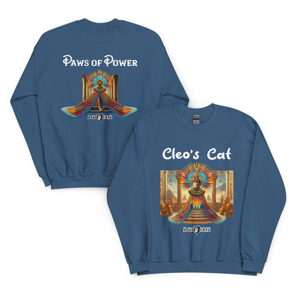 Cleo's Cat Story: Sweatshirt (2XL–5XL) - Design 01 - Double-Sided