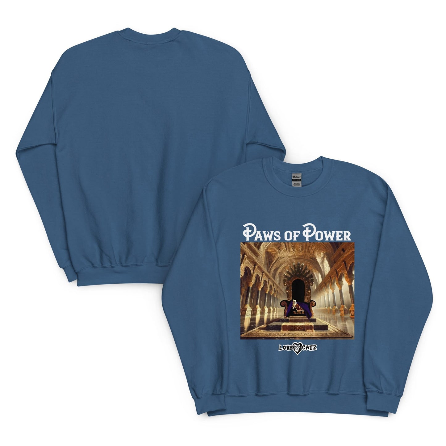 Paws of Power: Sweatshirt (2XL–5XL) - Design 01