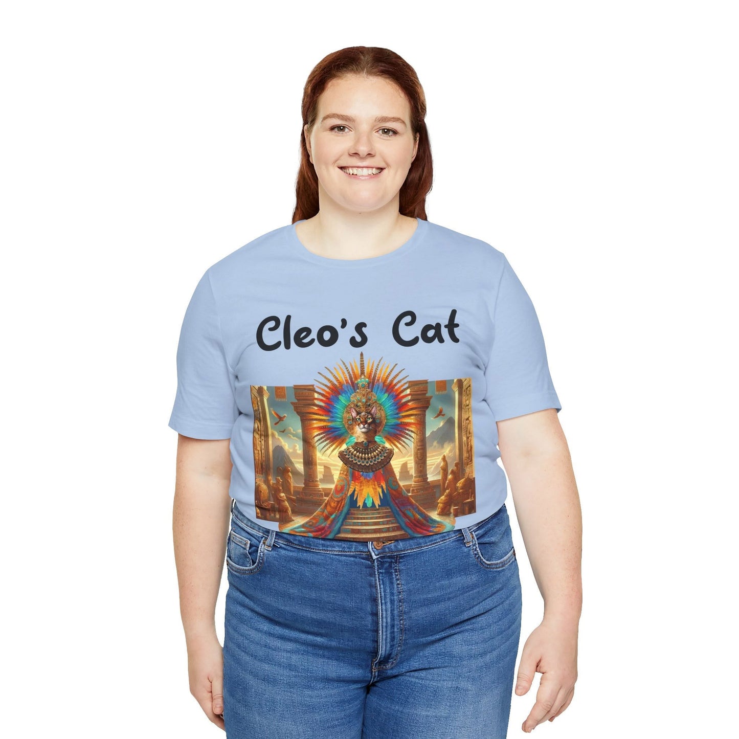 Cleo's Cat Story: T-shirt (2XL–5XL) - Design 01 - Double-Sided