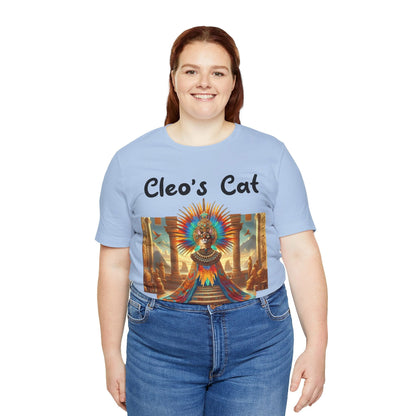 Cleo's Cat Story: T-shirt (2XL–5XL) - Design 01 - Double-Sided