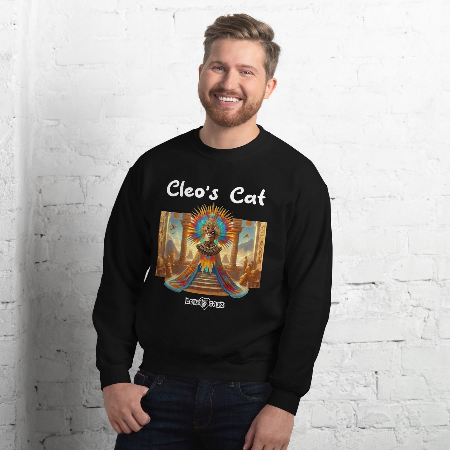 Cleo's Cat Story: Sweatshirt (2XL–5XL) - Design 01