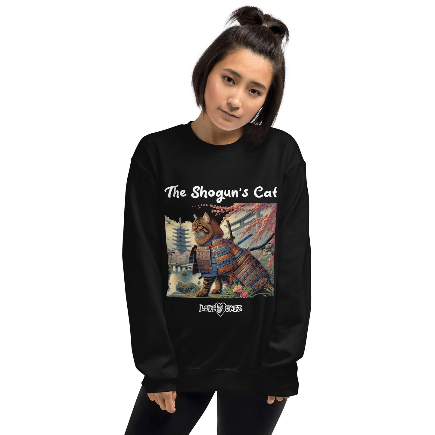 Shogun's Cat Story: Sweatshirt (S–XL) - Design 01 - Double-Sided