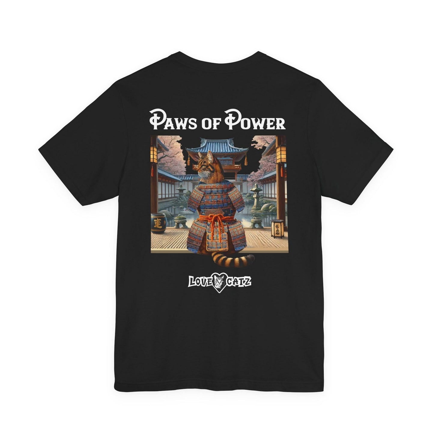 Shogun's Cat Story: T-shirt (S–XL) - Design 01 - Double-Sided