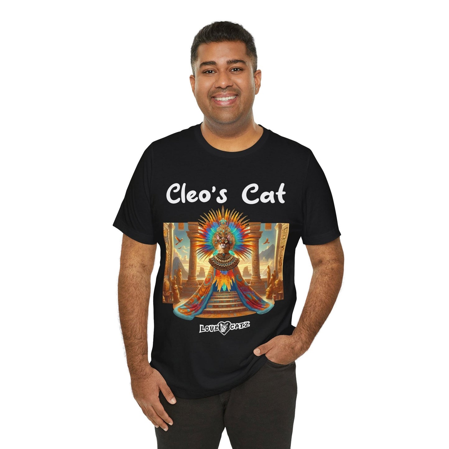 Cleo's Cat Story: T-shirt (2XL–5XL) - Design 01 - Double-Sided