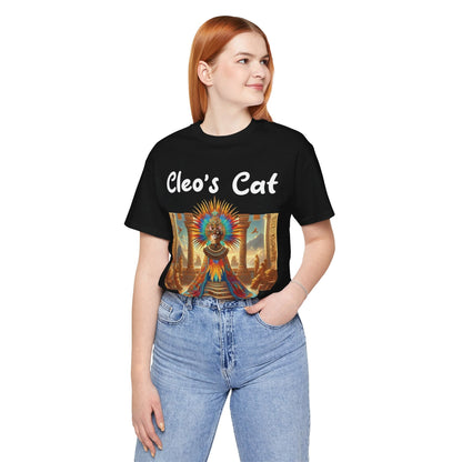Cleo's Cat Story: T-shirt (S–XL) - Design 01 - Double-Sided