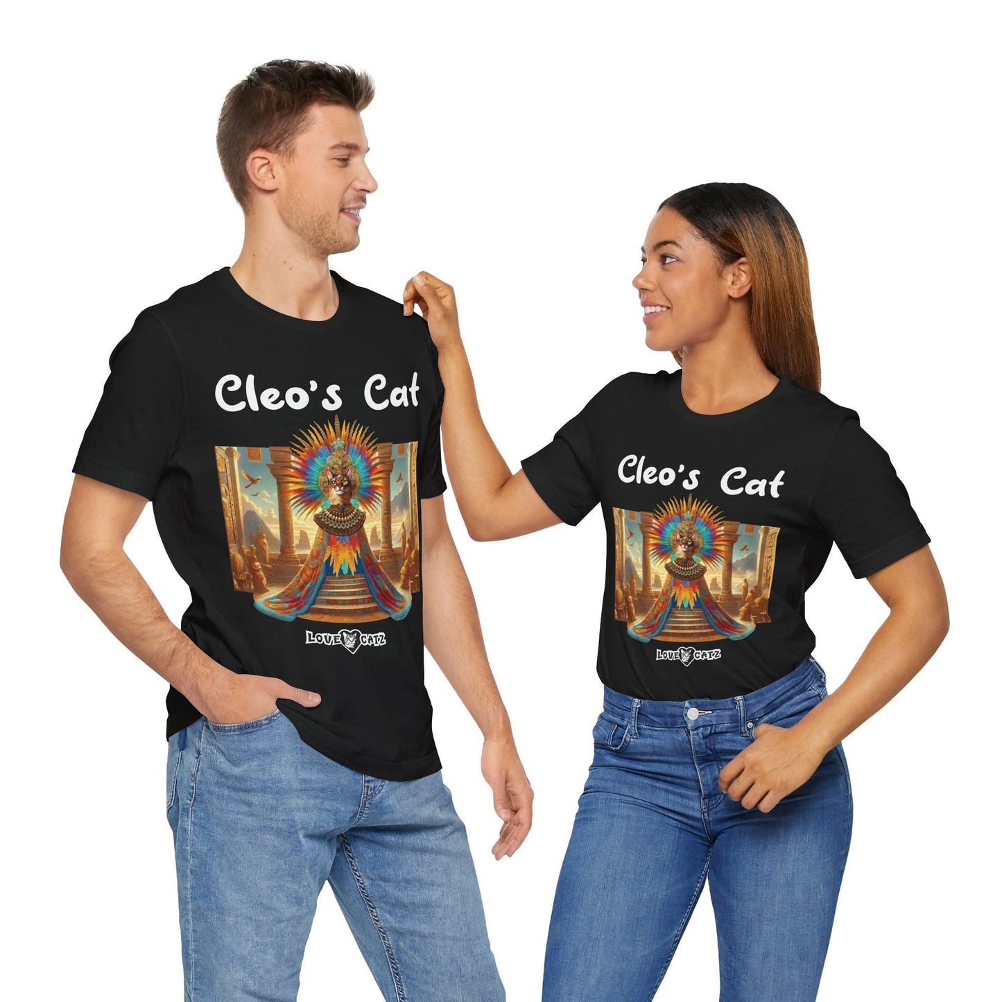 Cleo's Cat Story: T-shirt (S–XL) - Design 01