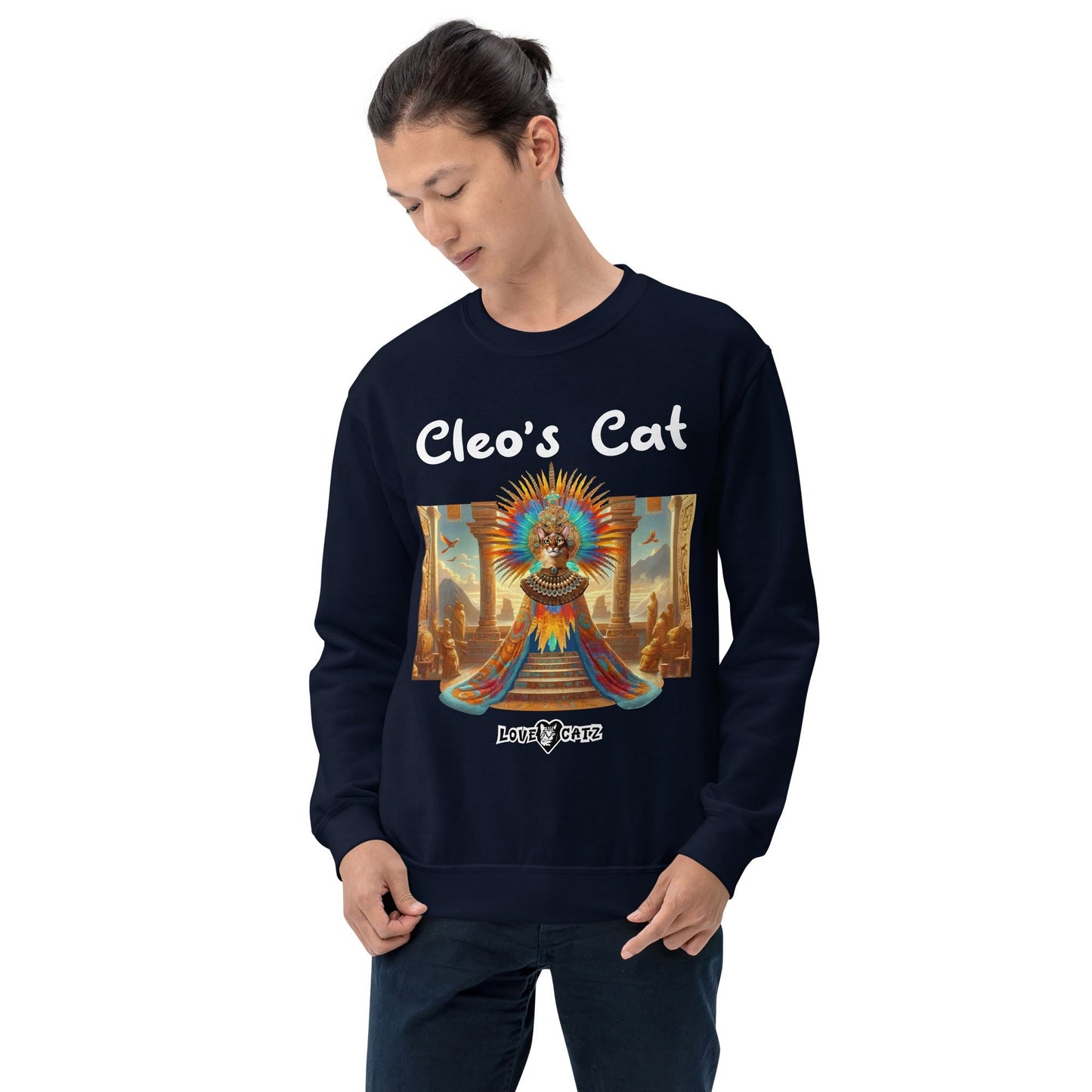 Cleo's Cat Story: Sweatshirt (S–XL) - Design 01 - Double-Sided