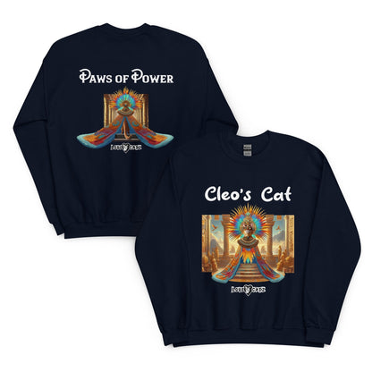 Cleo's Cat Story: Sweatshirt (2XL–5XL) - Design 01 - Double-Sided