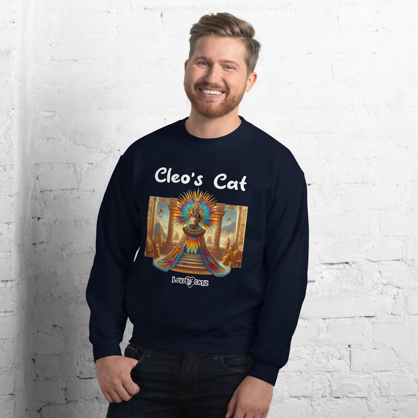 Cleo's Cat Story: Sweatshirt (2XL–5XL) - Design 01