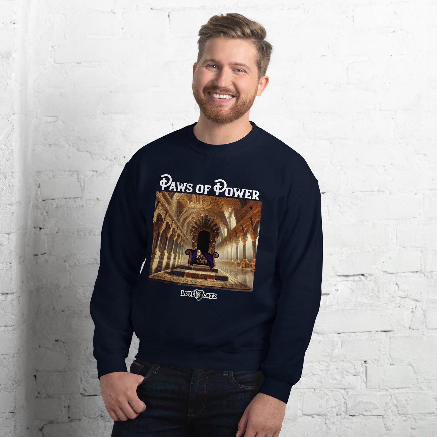 Paws of Power: Sweatshirt (2XL–5XL) - Design 01