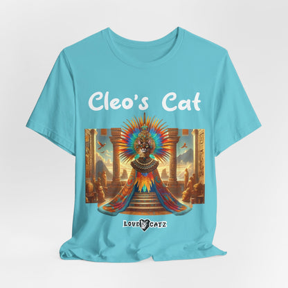 Cleo's Cat Story: T-shirt (2XL–5XL) - Design 01 - Double-Sided