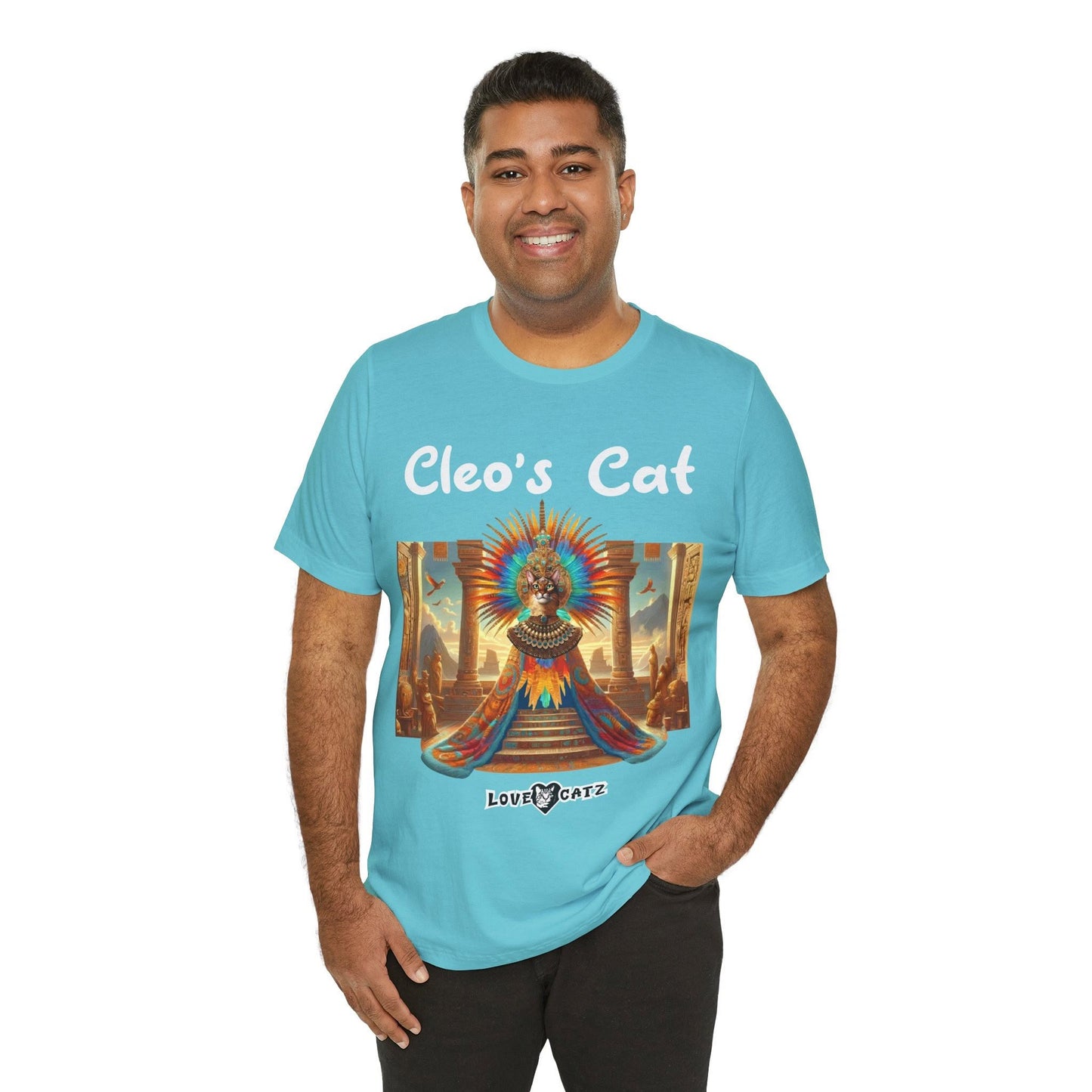 Cleo's Cat Story: T-shirt (2XL–5XL) - Design 01 - Double-Sided