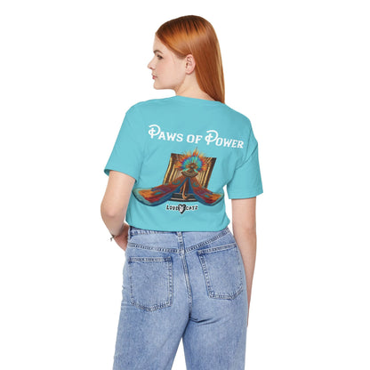 Cleo's Cat Story: T-shirt (S–XL) - Design 01 - Double-Sided