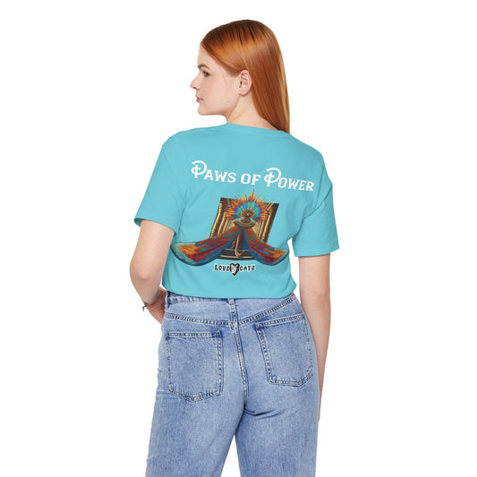 Cleo's Cat Story: T-shirt (S–XL) - Design 01 - Double-Sided