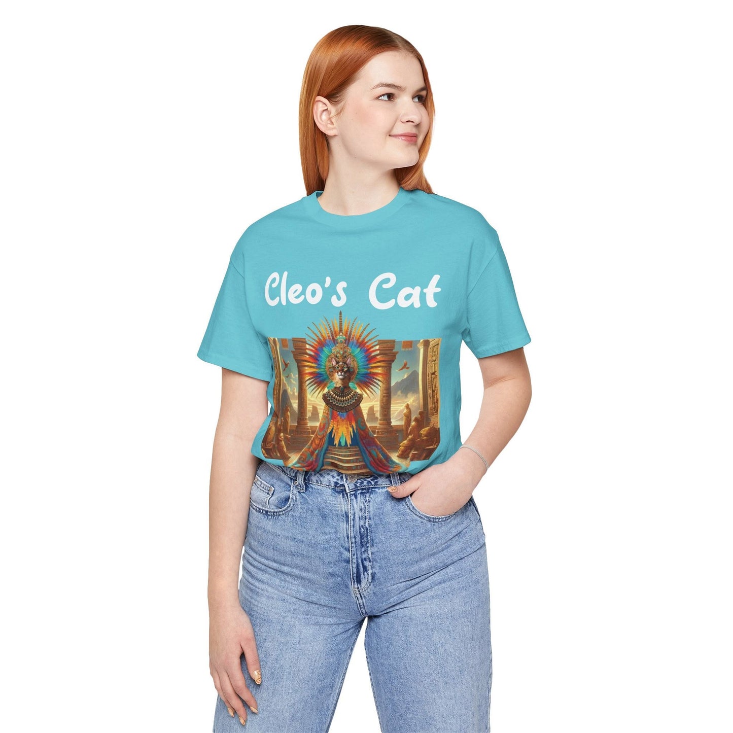 Cleo's Cat Story: T-shirt (S–XL) - Design 01 - Double-Sided