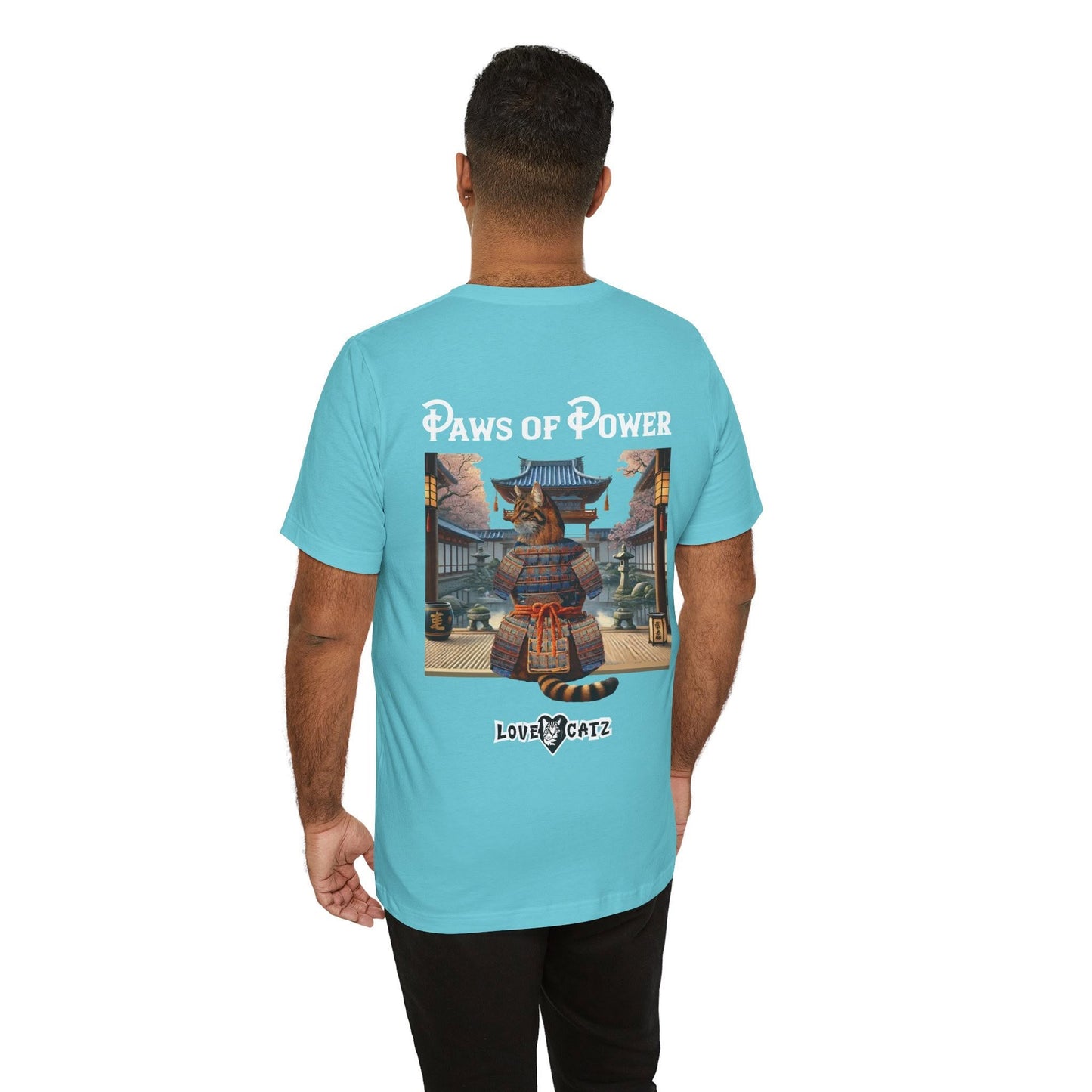 Shogun's Cat Story: T-shirt (2XL–5XL) - Design 01 - Double-Sided