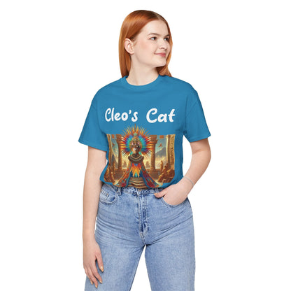 Cleo's Cat Story: T-shirt (S–XL) - Design 01 - Double-Sided