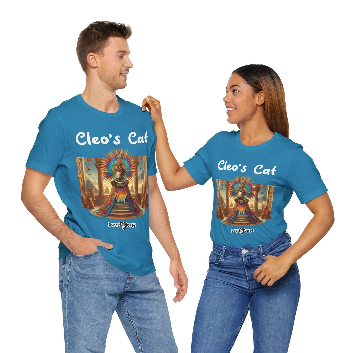 Cleo's Cat Story: T-shirt (S–XL) - Design 01 - Double-Sided