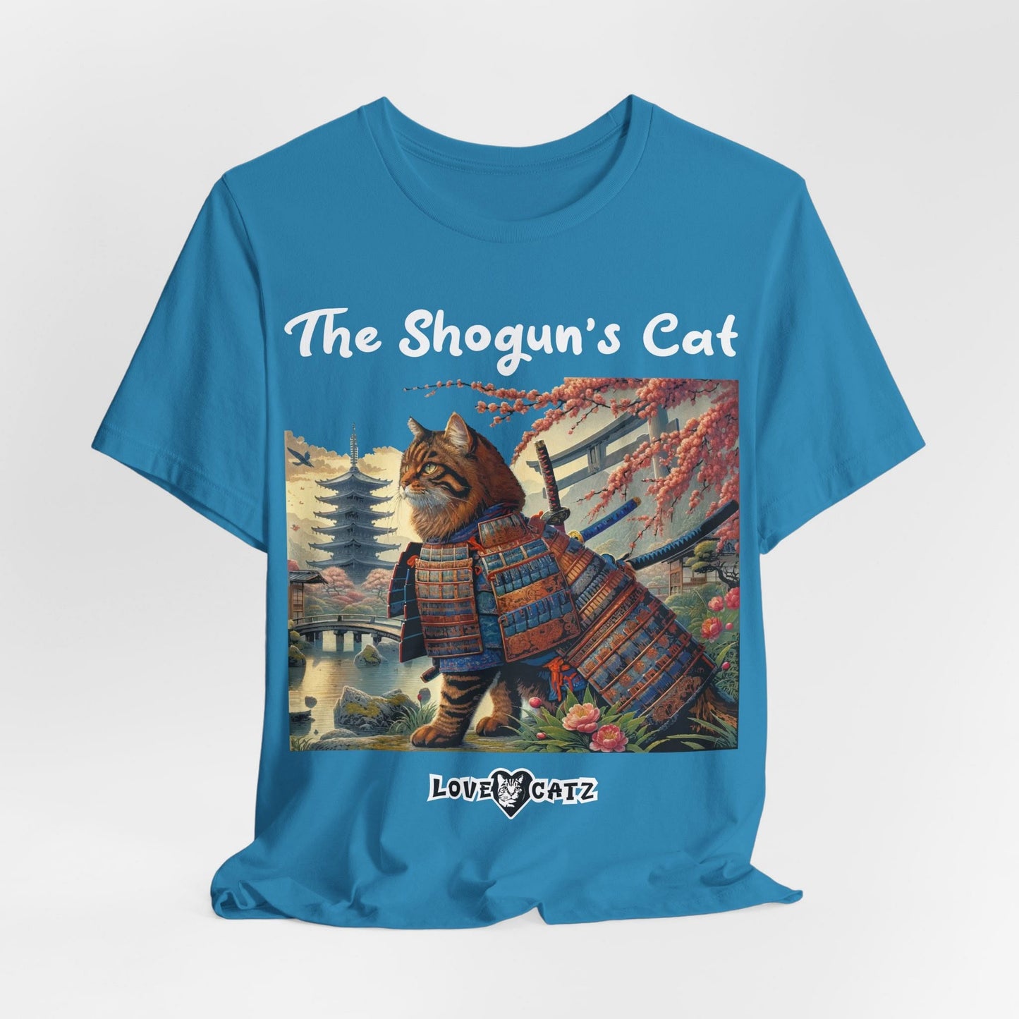 Shogun's Cat Story: T-shirt (S–XL) - Design 01 - Double-Sided