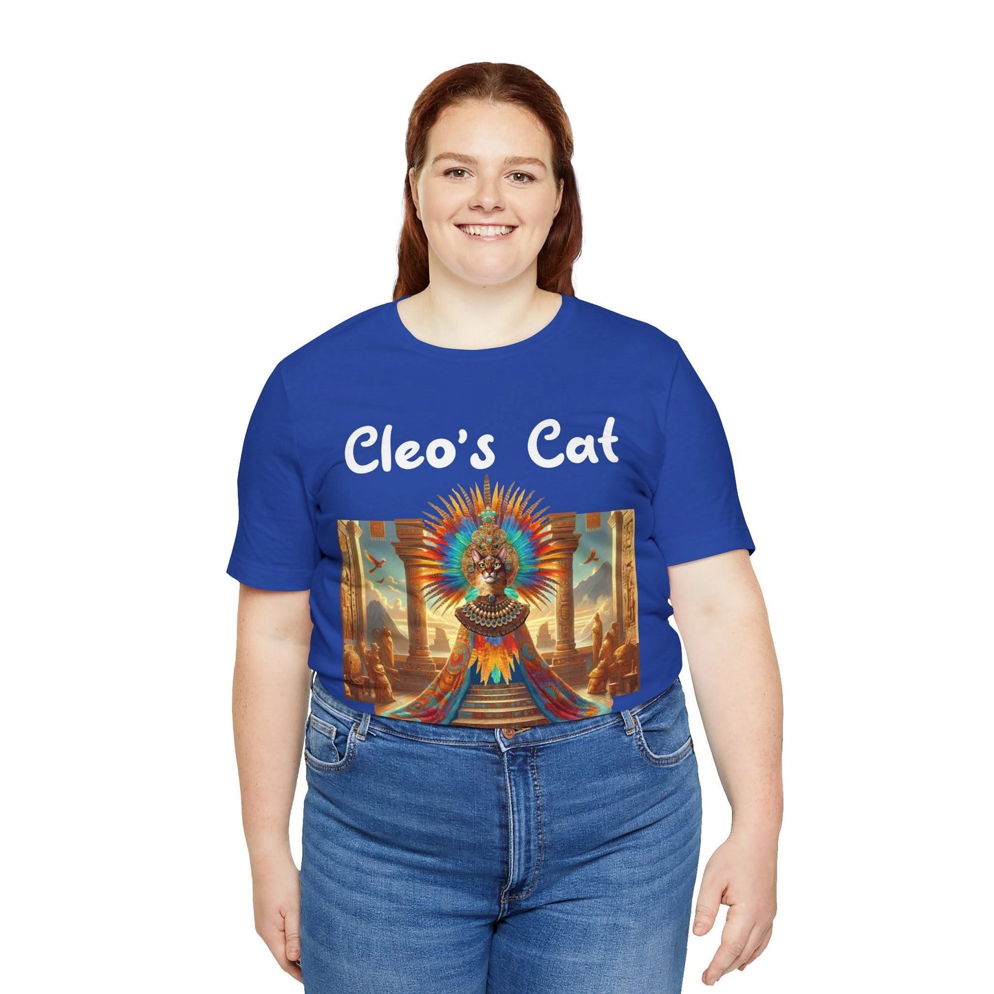 Cleo's Cat Story: T-shirt (2XL–5XL) - Design 01 - Double-Sided