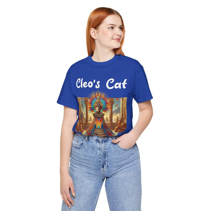 Cleo's Cat Story: T-shirt (S–XL) - Design 01 - Double-Sided