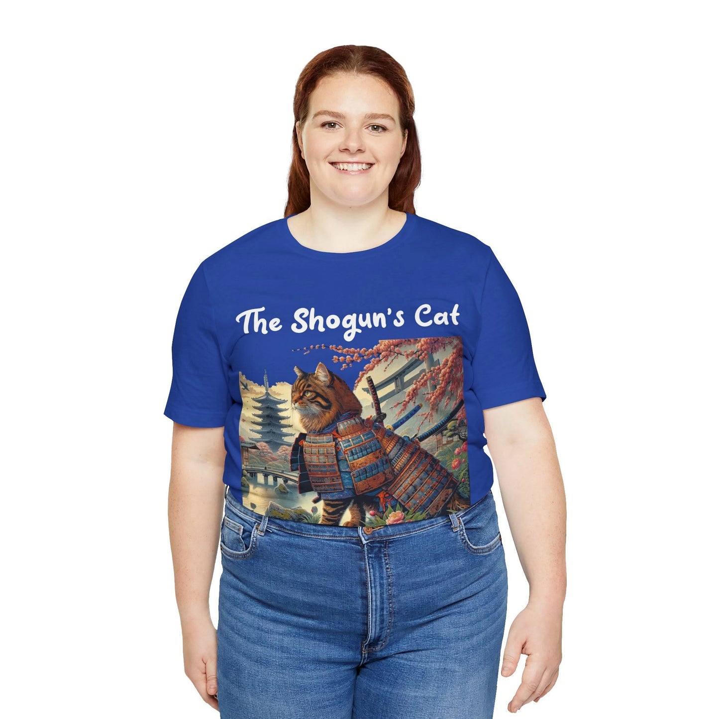 Shogun's Cat Story: T-shirt (2XL–5XL) - Design 01 - Double-Sided