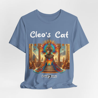 Cleo's Cat Story: T-shirt (2XL–5XL) - Design 01 - Double-Sided