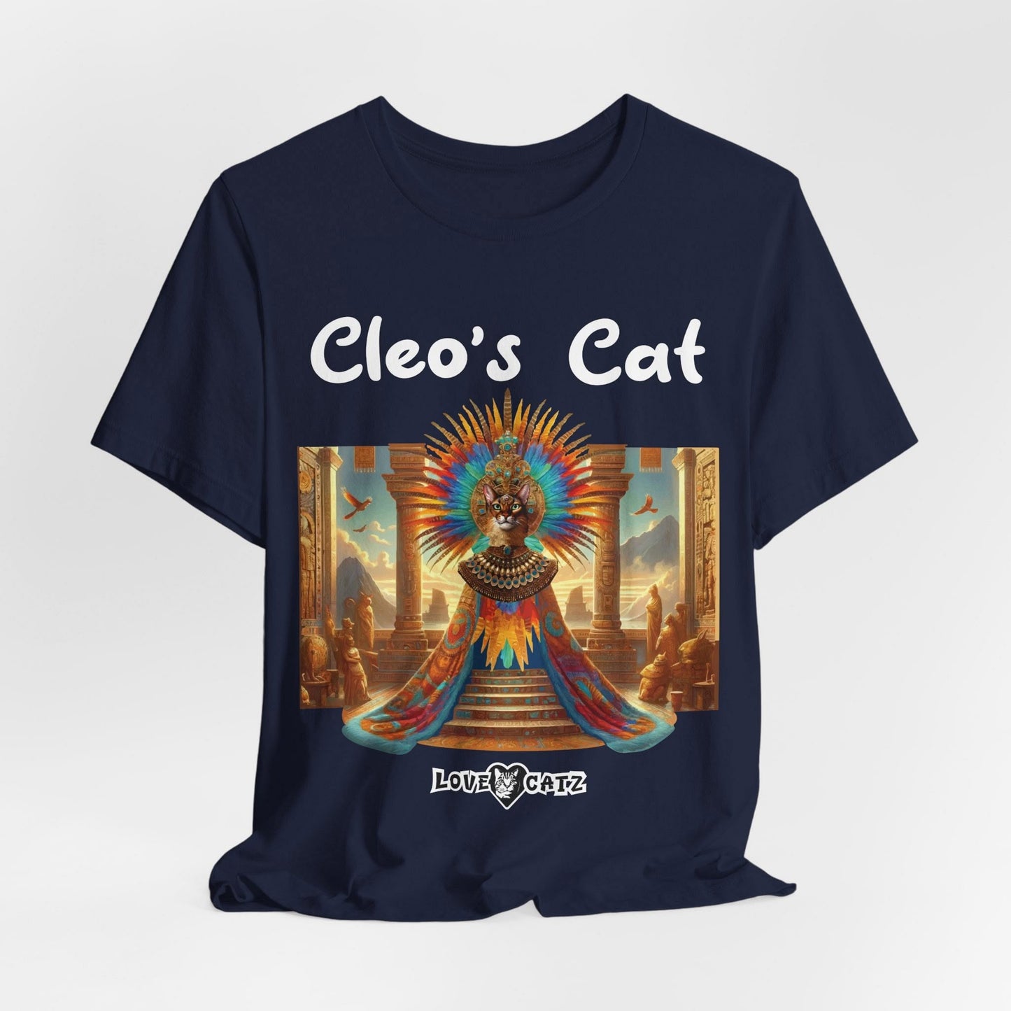 Cleo's Cat Story: T-shirt (S–XL) - Design 01
