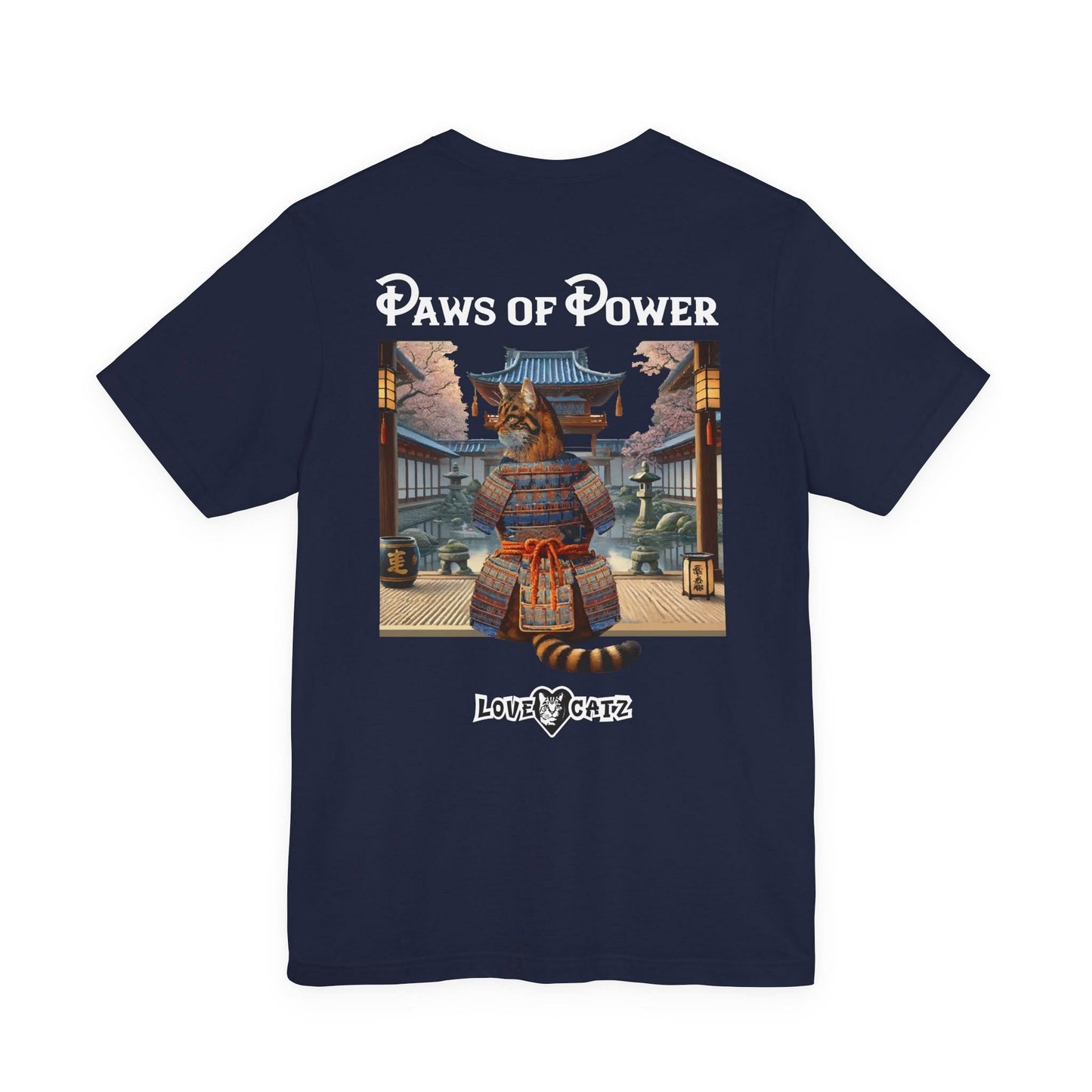 Shogun's Cat Story: T-shirt (S–XL) - Design 01 - Double-Sided